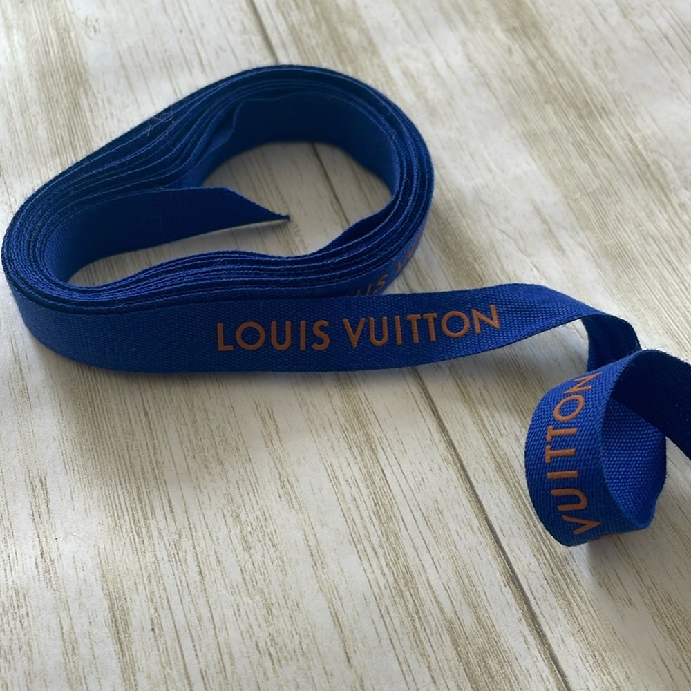 Authentic Louis Vuitton Blue Ribbon